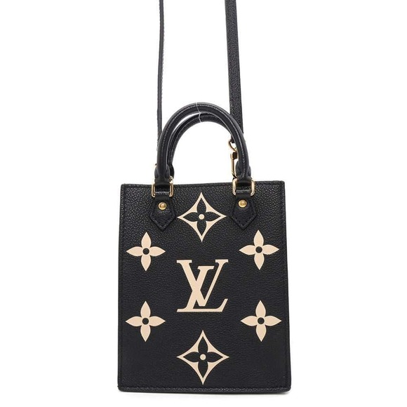 Louis Vuitton Handbags - Louis Vuitton Monogram Empreinte Sac Plat Handbag Shoulder Bag Black